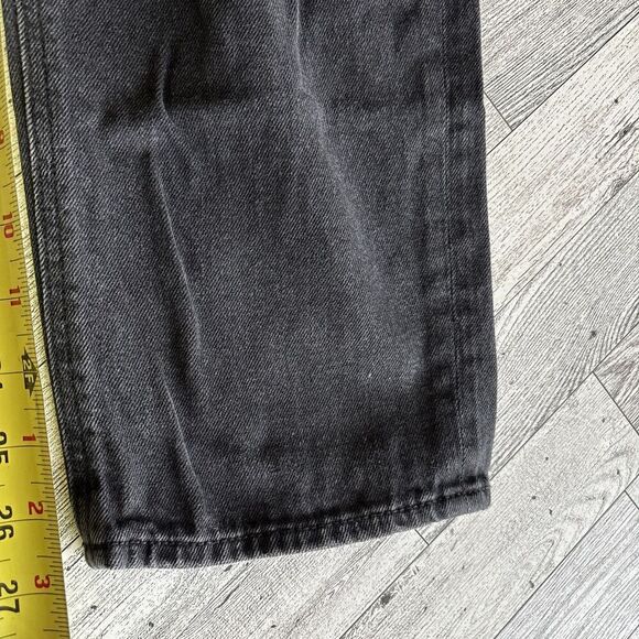 American Eagle AE Ripped 90’s Boyfriend Jeans SZ 4 Regular Women’s Black - Picture 11 of 11